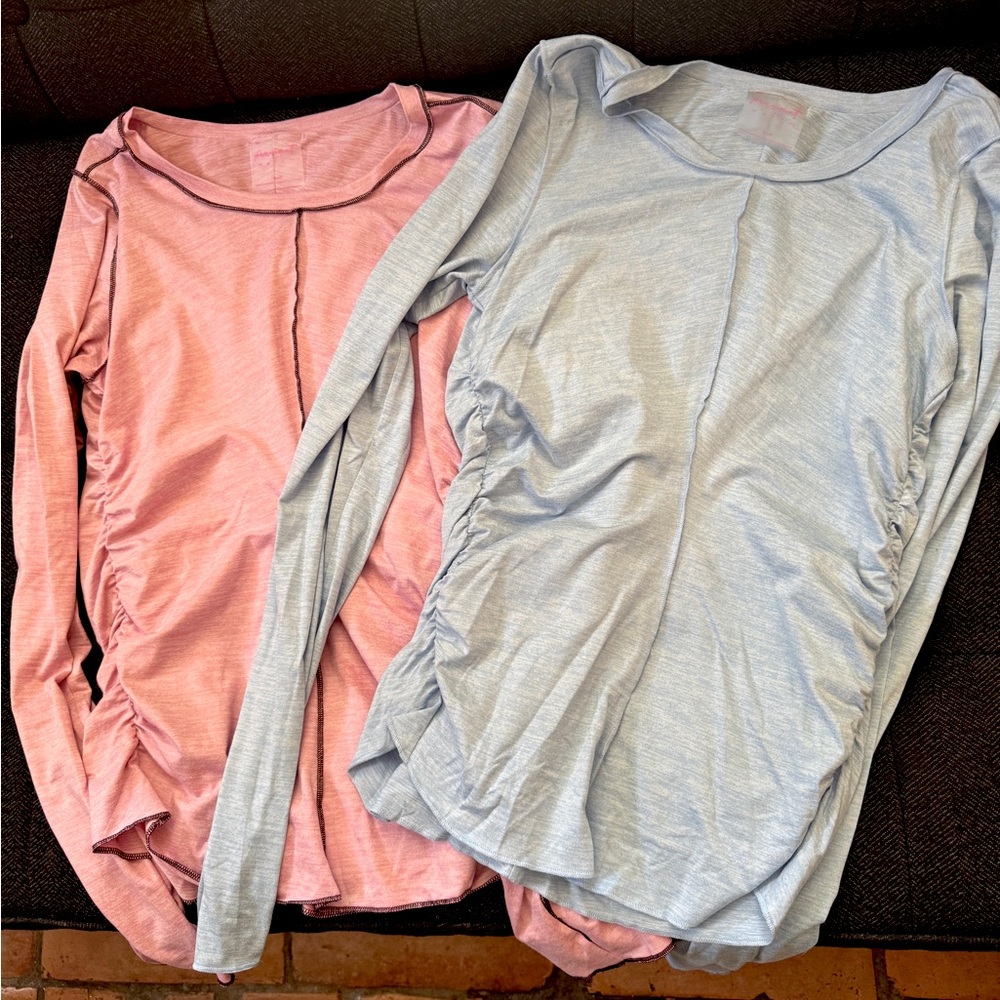 HATCH X FREE PEOPLE | Bundle of 2 MATERNITY Long Sleeve Tops | small